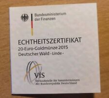 Zertifikat goldmünze euro gebraucht kaufen  Durlach