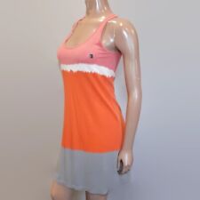 Vestido sin mangas de color banco para mujer talla XS rosa naranja, usado segunda mano  Embacar hacia Argentina