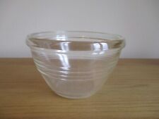 Vintage Glass Pudding Basin Bowl  1/2 Pint Pyrex Style Ribbed VGC Phoenix for sale  Shipping to South Africa