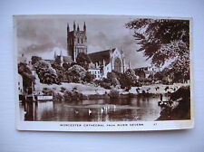 Worcester cathedral postcard for sale  FALKIRK