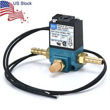 Silenciador de latón 1/8"" NPT 3 puertos 12 V control electrónico de impulso válvula solenoide MAC segunda mano  Embacar hacia Argentina