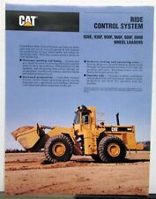 1992 Caterpillar Wheel Loaders 926E 936E 966E 980E Construction Sales Data Sheet for sale  Holts Summit
