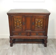 Oak Carved Jacobean Cabinet / Cupboard / Sideboard - F268, used for sale  Shipping to South Africa