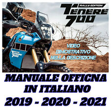 MANUALE OFFICINA IN ITALIANO YAMAHA TENERE 700 e RALLY  2019 al 2021 VIA EMAIL usato  Padova