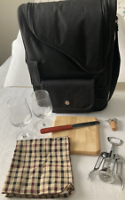 Mochila de piquenique/vinho e queijo por Picnic by Ascot inclui muitos itens ver desc comprar usado  Enviando para Brazil