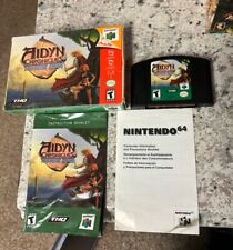 Aidyn Chronicles: The First Mage (Nintendo 64, 2001) Box Manual Complete CIB N64 for sale  Shipping to South Africa