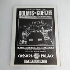 Vintage Print Ad Caesars Palace Holmes Vs Coetzee Sports Illustrated 5-28-84 for sale  Shipping to South Africa