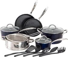 15 Piece Cookware Set Non-Stick Induction Pot Pan set with Lids & Accessories for sale  Shipping to South Africa