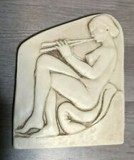 Flauta griego Ludovisi de 8" Ludovisi relieve placa de pared altar trono de Afrodita segunda mano  Embacar hacia Argentina