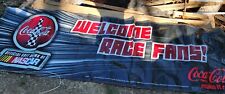 welcome race fans banner for sale  Weaverville