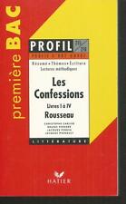 Oeuvre. confessions.rousseau.l d'occasion  Aix-les-Bains