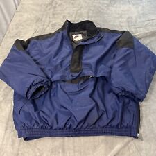 Jaqueta acolchoada vintage Nike anos 90 masculina tamanho XL grande Swoosh azul bolso frontal comprar usado  Enviando para Brazil