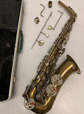 Saxofón Silvertone con estuche, usado segunda mano  Embacar hacia Mexico