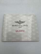 Booklet breitling quartz usato  Roma