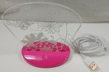 Lâmpada noturna USB impressão borboleta ilusão 3D plástico rosa branco com cabo USB, usado comprar usado  Enviando para Brazil