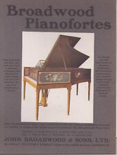 Broadwood Pianofortes - 1902 - John Broadwood & Sons - Vintage Print Ad for sale  Shipping to South Africa