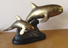 Two brass whales for sale  Las Vegas