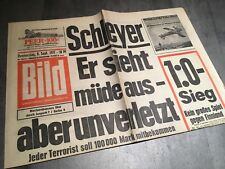 Bildzeitung 1977 september gebraucht kaufen  Lingen