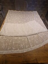 Single voile ivory for sale  LINCOLN