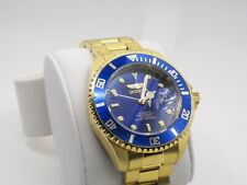 Invicta Pro Diver 28949 relógio automático analógico 200m masculino mostrador azul tom dourado comprar usado  Enviando para Brazil
