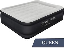 King Koil Luxury Queen Air Mattress with Built-in Pump, Waterproof, Double High, used for sale  Shipping to South Africa