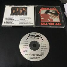 Metallica kill em all Original 1983 Megaforce Records ¡Primer CD de Prensa! Súper Raro segunda mano  Embacar hacia Argentina