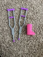 Crutches purple gray for sale  Kirksville