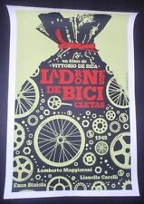 BICYCLE THIEVES Original Cuban Silkscreen Tribute Poster for Italian Movie CUBA segunda mano  Embacar hacia Argentina