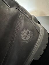 Botas para hombre Timberland premium cuero negro 73541 talla 9,5 m excelente estado usadas, usado segunda mano  Embacar hacia Mexico