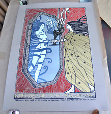 Queens of the Stone Age 2008 Itália concerto LE pôster serigrafia assinado Malleus comprar usado  Enviando para Brazil