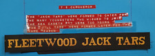 Fleetwood jack tars for sale  PRESTON