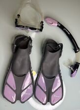 Kit de mergulho/conjunto de snorkeling Seavenger aviador rosa ML/XL 9-13, usado comprar usado  Enviando para Brazil