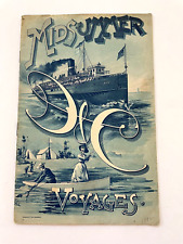 1892 travel booklet for sale  San Diego