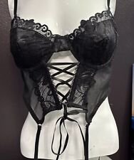 Black garter corset d'occasion  Expédié en Belgium