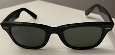 Ray Ban RB2140 Original Black Wayfarer Classic Unisex Sunglasses 50mm + Case for sale  Shipping to South Africa