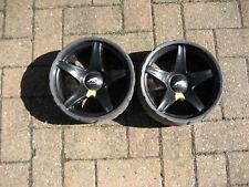 wide trolley wheels for sale  EXMOUTH