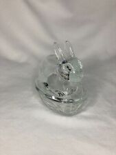 Clear glass rabbit for sale  Sidney