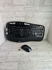 Used, Logitech K350 Wireless Keyboard, Mouse, + USB Receiver mouse  Tested  for sale  Shipping to South Africa