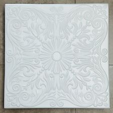 Ceiling Tiles 20x20 Styrofoam R39 White Satin AS IS Lot of 16 (42.24 s/f) for sale  Shipping to South Africa