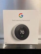 Termostato de aprendizaje Google Nest 3a generación T3017US blanco caja abierta ¡nuevo!¡! segunda mano  Embacar hacia Argentina