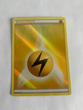 Lightning Energy REVERSE HOLO - 2013 cartão Pokemon preto e branco quase perfeito comprar usado  Enviando para Brazil