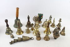 Vintage Brass Bells of Various Styles & Sizes Lady Claw Dinner x 25 6985g for sale  Shipping to South Africa