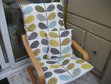 Handmade ikea poang (ADULT) chair IN ORLA KIELY SCRIBBLE STEM & CUSHION COVER till salu  Toimitus osoitteeseen Sweden