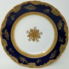 Usado, Tigela de sopa de porcelana britânica decorada à mão, sem marca - Azul e ouro de dois tons comprar usado  Enviando para Brazil