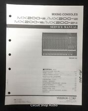Consola de mezcla original Yamaha / MX200 -8 -12 -16 -24 / manual de servicio segunda mano  Embacar hacia Argentina