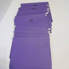 Oxford 35 pastas de arquivo suspensas roxas resistente informações bolso aba 1/5 11 polegadas, usado comprar usado  Enviando para Brazil