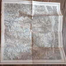 Mappa carta topografica usato  Cagliari