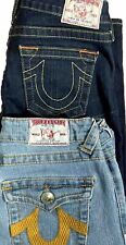 Jeans True Religion Feminino Tamanho 27 EUA 2 Pares - Crop Lizzy 24” Joey Super T 29” comprar usado  Enviando para Brazil