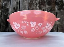 Pyrex PINK GOOSEBERRY 4 Qt Cinderella Mixing Bowl, used for sale  Shipping to Canada