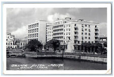 Cartão postal do Brasil Grande Hotel Recife Oscar & Maia c1940 foto RPPC vintage comprar usado  Enviando para Brazil